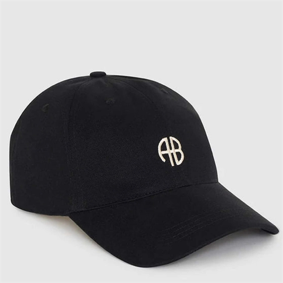Anine Bing Jeremy Baseball Cap, Black Denim 